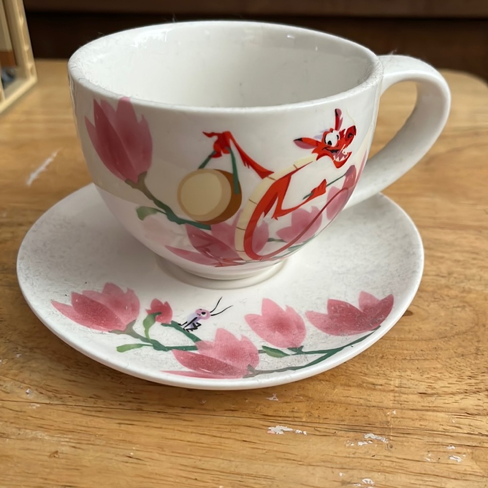 Milan Ceramic tea cup with saucer player